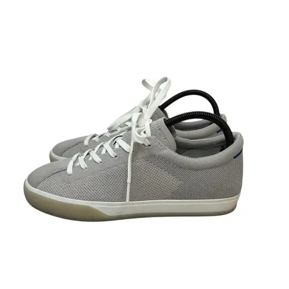 ROTHY’S The Lace Up Sneaker Women's Size 10 Gray Casual Knit - Picture 3 of 14